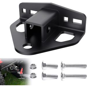 Zero Turn Lawn Mower Hitch with 1 1/4 Hitch Receiver6mm Thicker Heavy Duty Steel Trailer Receivers Hitch, Compatible with Many Models Lawn Mower, Tractor, Trailer, Golf Cart Etc