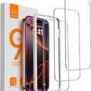 Mkeke Screen Protector for iPhone 16 Pro, 3 Pack Tempered Glass [9H Hardness] [Military-Grade Drop Protection] [Sensitive Touch] [Easy Installation Frame] [HD Clear] for 6.3 inch