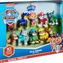 Paw Patrol, 10th Anniversary, All Paws On Deck Toy Figures Gift Pack with 10 Collectible Action Figures, Kids Toys for Ages 3 and up