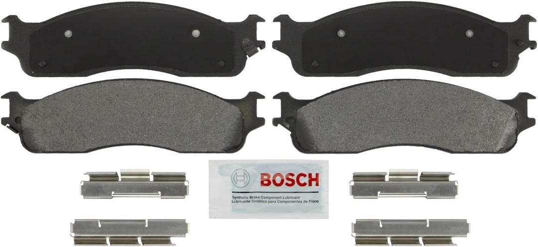 BOSCH BSD965 Severe Duty Disc Brake Pad Set - Compatible With Select Dodge Ram 1500, Ram 2500, Ram 3500; FRONT