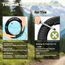 14x2.50 Tire and Tube Set,14x2.5(64-254), Heavy Duty Tire and Tube Fits 2.50-10 60/100-10 Dirt Bike,Road/Mountain Bicycle,Kids Bike