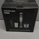 1000W Powerful Immersion Blender Handheld, 2025 New Update Hand Blender with 25-Speed and Heavy-Duty Copper Motor, 4 in 1 Hand Mixer with Chopper, Whisk, Beaker and Wand