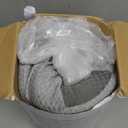 Cervical Neck Pillow for Pain Relief Sleeping, Memory Foam Pillows, Ergonomic Side Sleeper Pillows, Cooling Orthopedic Neck Support Pillow for Back Stomach Sleepers, Queen Size, Grey