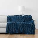 GRACED SOFT LUXURIES Throw Blanket Oversized Warm Cozy Comfy Cuddly Elegant Softest Faux Fur for Home, Couch, Bed, Sofa, Chair, Travel (XL 60" x 80", Blue)