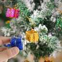 10 x Tinksky 24pcs Christmas Tree Small Gift Boxes Hanging Decorations Ornaments Party Favors (Random Color)