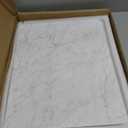 Large Italian Carrara White Marble Cutting Board for Kitchen 16x20 Inch - Stone Granite Cutting BoardMulti-Functional Marble Pastry Board for Cheese, Charcuterie - Wedding Gift, Housewarming