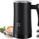 Milk Frother, 4 in 1 Electric Milk Steamer,11.8oz/350ml Automatic Warm and Cold Foam frother for Coffee, Latte, Macchiato, Cappuccino, Hot Chocolate