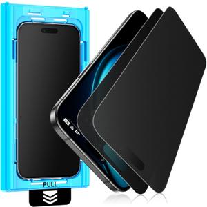 Mothca 2 Pack Matte Privacy Screen Protector for iPhone Air 6.5-inch [Auto Fit Box Dust-Free] Anti Spy Anti-Glare Anti-Fingerprint Full Coverage Tempered Glass, Smooth as Silk, Case Friendly