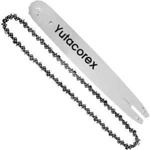 18 Inch Chainsaw Guide Bar and Chain Combo .325" Pitch .050" Gauge 68 Drive Links - Replacement for Stihl OEM 3005 008 7017 Fits MS170, MS171, MS250, MS250C, MS251, MS251C-BE Chainsaws