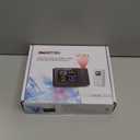 SMARTRO SC91 Projection Alarm Clock for Bedrooms with Weather Station, Wireless Indoor Outdoor Thermometer, Temperature Humidity Monitor Gauge Hygrometer