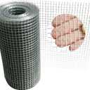 8in X 20ft Hardware Cloth 1/4 Inch 23Gauge, Galvanized Welded Wire Metal Roll, Garden Rabbit Fencing, Snake Fence, Chicken Gopher Racoons Critters Rehab Cage