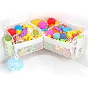 KPH bath toy storage Say goodbye to the chaos of bath toys -3 compartments for bath toy holders keep your bathtub tidy, and bath toy organizers keep children's bath toys organized!