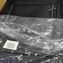Kenneth Cole REACTION Rugged Roamer Lightweight Softside Expandable 8-Wheel Spinner Luggage, Black, 28-Inch Checked
