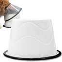 No Slip Base Elevated Bowls for Small Dogs and Cats Wearing Cone - Raised Bowls for Dogs and Cats - 2 Pair