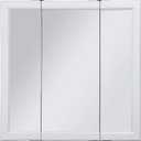 Design House Wyndham Tri-View Medicine Cabinet, 30", White | Wall Mount, Transitional, Wood, Bath, 545293-WHT