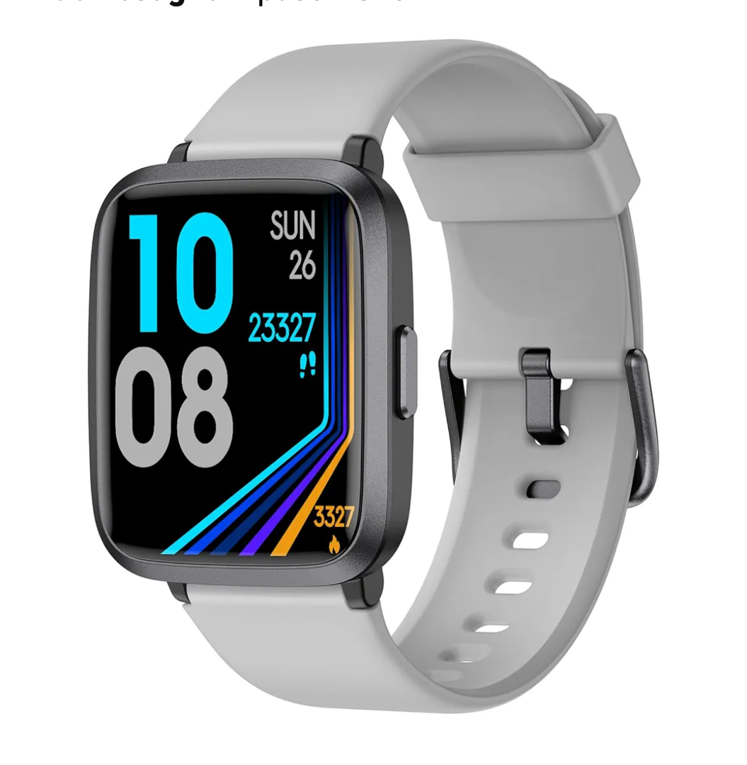 Fitness Tracker Watch with Heart Rate Monitor, Activity Tracker with Pedometer, Sleep Monitor, Calories & Step Counter, IP68 Waterproof Smart Watches for Women Men Fitness Watch for Sports