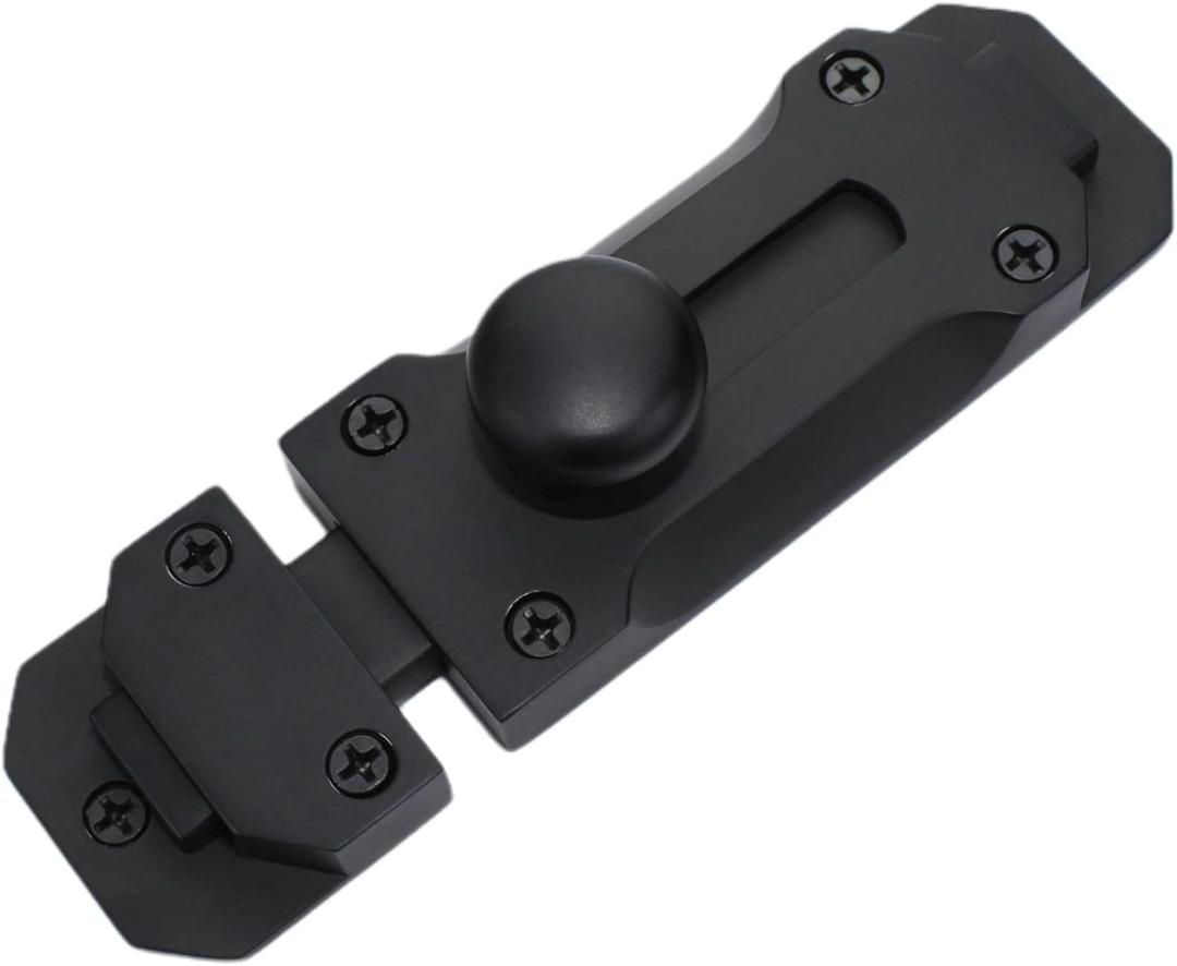 Sliding Barrel Bolt Door Lock Heavy Duty Thickened Enhanced, Bilyglewarwof Door Security Slide Latch Lock for Barn, Gate Door, Double, Front, Shed (5.5inch)