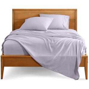 Bare Home Full Sheet Set - 1800 Ultra-Soft Microfiber Full Bed Sheets - Double Brushed - Deep Pockets - Easy Fit - 4 Piece Set - Bedding Sheets & Pillowcases (Full, Light Lavender)