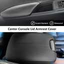 Compatible with 2008 2009 2010 2011 2012 Honda Accord Sedan Center Console Armrest Cover & Front Door Panels Replacement Black