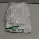 45 Inch Length Greyish White Sheer Linen Curtains for Kitchen Bedroom Bathroom Window,34 Inch Width Pocket Back Tab Semi Privacy Short Drapes for Laundry Basement Farmhouse Decor 34x45 Inch Length