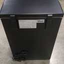 Igloo 3.5 Cu. Ft. Chest Freezer with Removable Basket and Front Defrost Water Drain, Small Deep Freezer Perfect for Homes, Garages, and RVs, Black