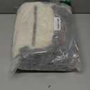 LOVEVOOK Laptop Backpack for Women with Giant Tumbler Holder Pocket,15.6 Inch Puffer Travel College Work Backpack Purse for Teacher Nurse,Casual Laptop Bag Computer Back Pack Daypack,White-Black-Brown