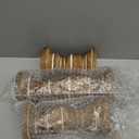 Candle Holder for Pillar Candle Set of 3, Farmhouse Wood Candle Holder, Rustic Wooden Candle Stand, Vintage Small Wooden Candlestick HoldersDecorative for Living Room, Table Centerpiece (Rusticbrown)