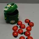 Counting Ladybugs - Montessori Wooden Counting Toy for Girls 3 4 5 Year Old - Ladybug Learning Toys for Toddlers - Preschool Kids Toys for Number Matching, Sorting & Fine Motor Skills - Lady Bug Gifts
