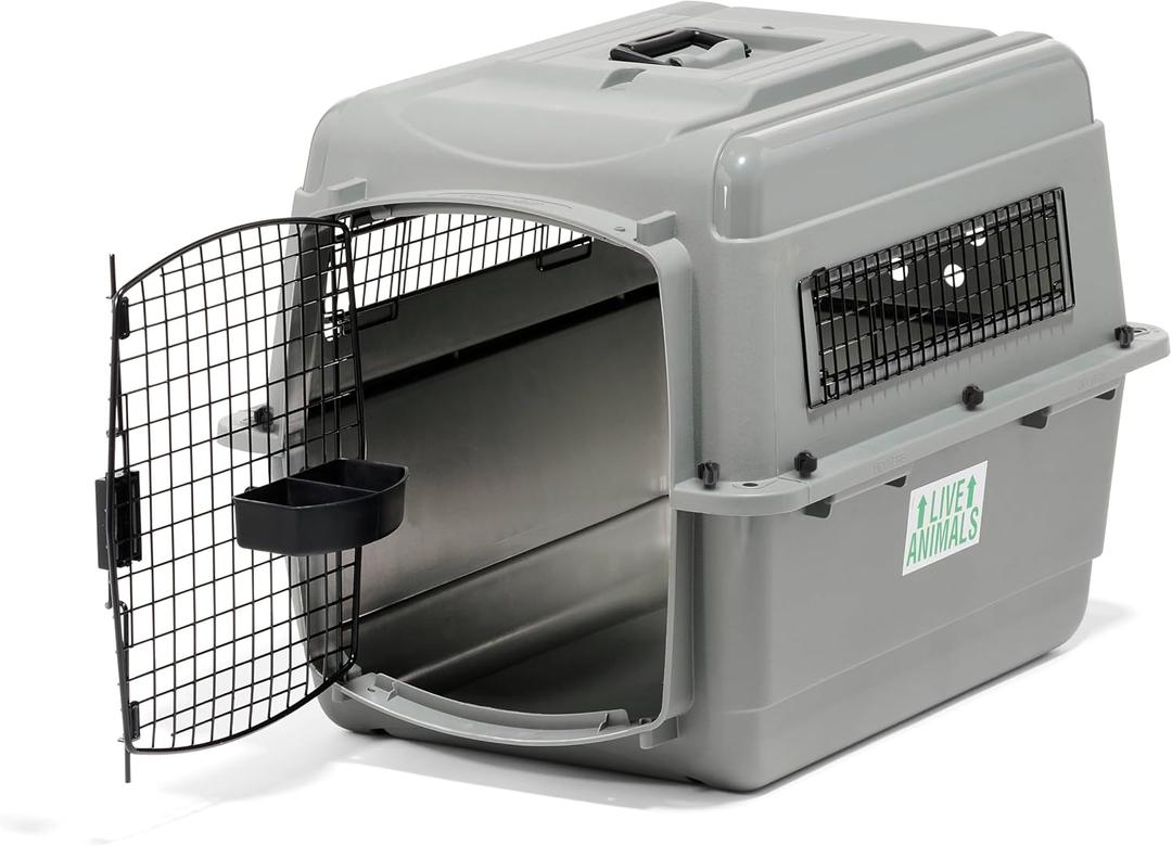 Petmate Sky Kennel for Air Travel, 28in Dog Crate for Pets 15 to 30lbs