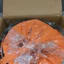 VEVOR Air Mover Blower Fan 12 Inch, 3198CFM 585W Industrial Portable Ventilator 33ft Flexible Duct, Orange