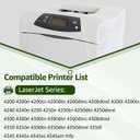 greencycle 42X Toner Compatible Replacement for HP 42X Black Toner Cartridge Q5942X 38A Q1338A Use for 4250 4250dtn 4250dtnsl 4250n 4250tn 4350 4350dtn 4350dtnsl 4350n 4350tn Printer(1pack)