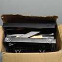 PXRACK Under Sink Organizer, Adjustable Height, 2 Tier Pull Out Under Cabinet Organizer, Slide Out Thickened Metal Under Sink Storage for Kitchen Bathroom Laundry Pantry Cabinet, Black, Large-2-Pack