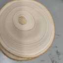 Wood Slices for Centerpieces, Wood Rounds Cookies for Crafts, Rustic Wood Circles & Slabs, Wooden Discs for Tables Decor-for Art Projects and Rustic Weddings (8pcs 8-9)