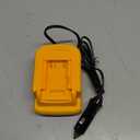 TPDL Replace DCB112 Mini Car Charger for Dewalt 20V Battery, Portable Quick Car Charger for Dewalt 20V/60V, Cigarette Lighter Plug, 1/2 Size for DCB112 (only for 20V/60V Battery)