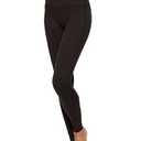 Felina Women's Velvety Super Soft High-Waisted Leggings 2-Pack Brown and Black (L, Black)