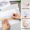 Tracing Paper Roll 36in x 35yd, White Trace Paper Pattern Paper Translucent Tracing Paper for Sewing, Drawing, Sketching, Gift Wrapping