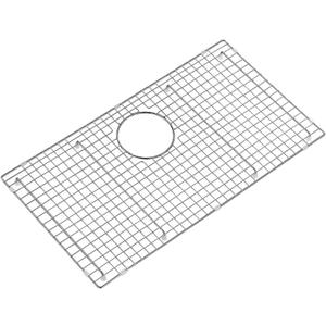 26.4 in. x 14.4 in. Rear Drain Sink Grid with Supersoft Silicone Feet in 304 Grade Stainless Steel