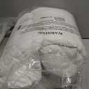 Quilted Fitted Mattress Pad Dust Proof Soft Noiseless Mattress Topper Cover Pillow Top White King 7880