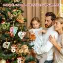 5 Pcs 67 Christmas Ornaments,67 Funny Holiday Keepsake,Six Seven Ornament,Santa Number Hanging Tree Decor, Gifts for Holiday