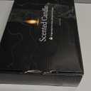 Scented Candles for Home, YeeQue Coffee Candle with Large Wooden Bowl Design for Women,Girl Birthday Gift 3 Wicks, 12oz