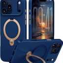 CASEKOO Marine Blue Designed for iPhone 17 Pro Max Case with Spin Magnetic Stand [16FT Military Protection] [Non-Slip Edge] [Fit for MagSafe] Shockproof for iPhone 17 ProMax Case with Stand 6.9''