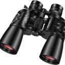 BORWOLF 10-30X50 High Magnification HD Long Range Zoom 10X-30X Magnification Wide Angle Binoculars for Hunting Telescope