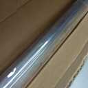 Clear Table Protector 36 x 84 Inch, 1.5mm Thick Plastic Table Cover, Waterproof PVC Clear Table Cover Protector, Desk Protector Mat, Writing Desk Pad for Desktop, Coffee & Dining Room Table