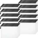 Zhehao 100 Pcs A4 Mesh Zipper Pouch Bag Bulk Mesh Pouch with Zipper Waterproof Clear Storage Bag for School Office Supplies Cosmetics Travel(A4(13.19 x 9.45 in),Black)