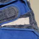 Malier Dog Winter Coat, Reversible Fleece Dog Cold Weather Coats, Windproof Warm Snow Puppy Jacket Vest Pet Clothes for Small Medium Large Dogs (Blue, X-Small)