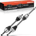 A-Premium Pair (2) Front CV Axle Shaft Assembly Compatible with Toyota Camry 2002-2009 2.4L Gas, Highlander 2001-2007 2.4L FWD, Solara 2004-2008 2.4L, Driver and Passenger Side