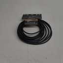 GE RG6 Coaxial Cable, 25 Ft. F-Type Connectors, Quad Shielded Coax Cable, 3 GHz Digital, In-Wall Rated, Ideal for TV Antenna, DVR, VCR, Satellite, Cable Box, Home Theater, Black, 33531