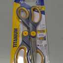 Westcott 8 Titanium Bonded Scissors with Adjustable Glide and Soft Handle, 2-Pack- Durable Multipurpose Scissors for Office, Home, and School Use, Sharp Precision Blades for Everyday Cutting