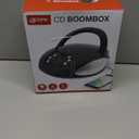 GPX BC111B Portable Top-Loading CD Boombox with AM/FM Radio and 3.5mm Line Input