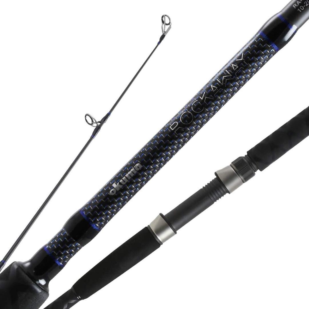 Okuma Rockaway Light Weight Carbon Saltwater Surf Rods, 10'